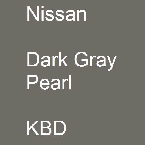 Nissan, Dark Gray Pearl, KBD.